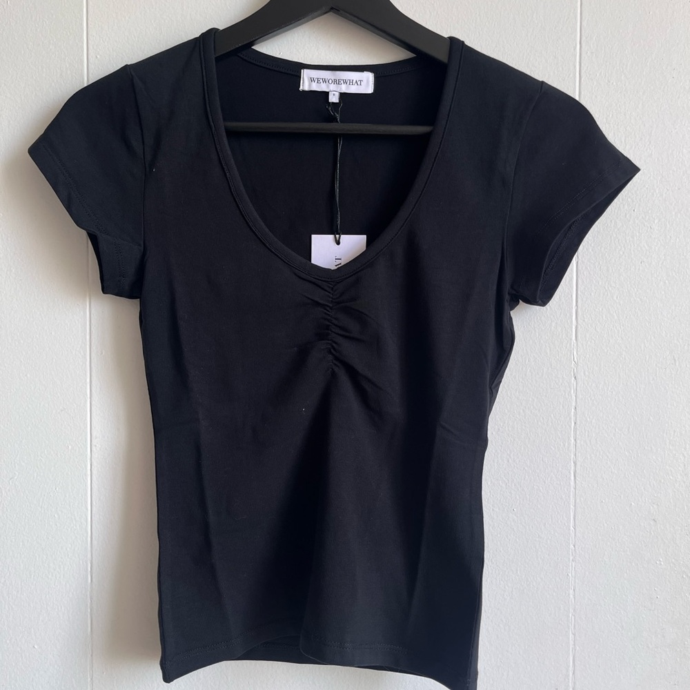 NWT WeWoreWhat Women's Black Top